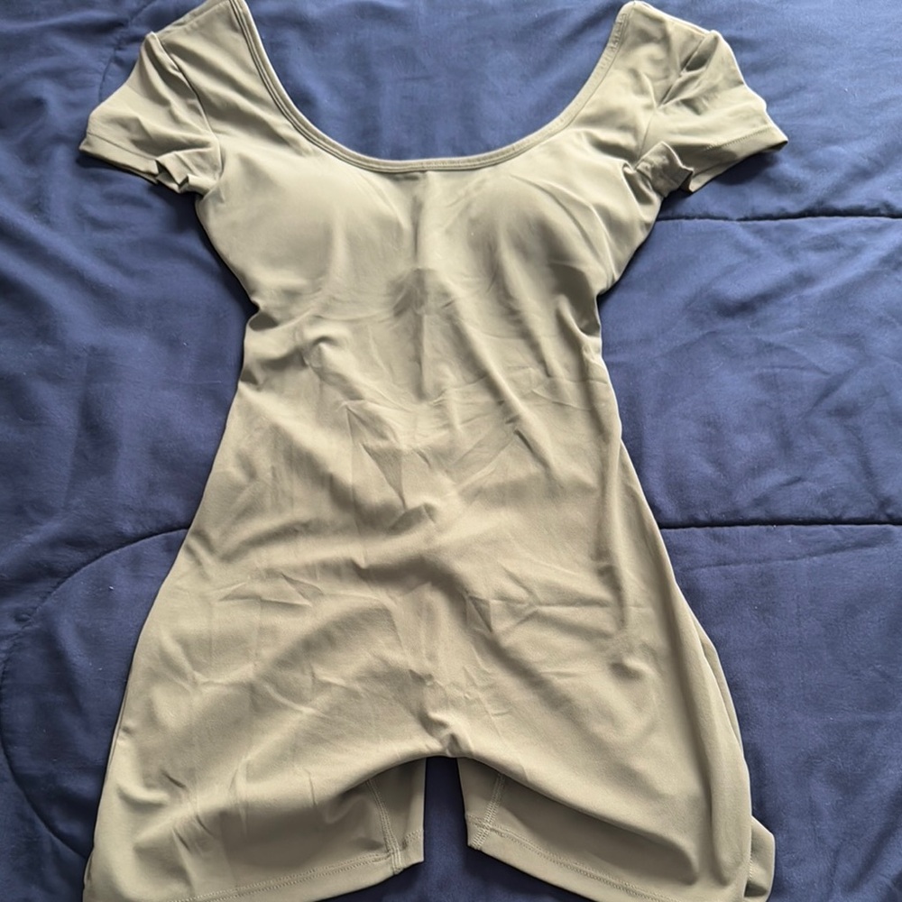 Olive Green Short Sleeve Bodysuit